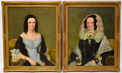 Lot 799 - UNATTRIBUTED; a pair of 19th century English...
