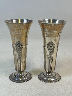 Lot 495 - ELKINGTON & CO; a large pair of Edwardian...
