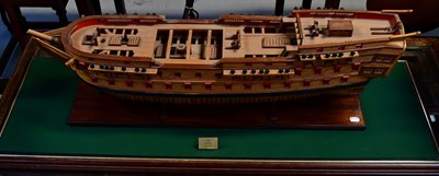 Lot 500 - A wooden model of the ship 'The Black Prince',...