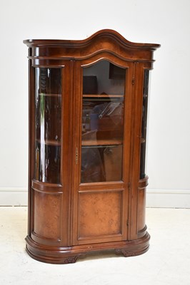 Lot 76 - A reproduction vitrine, height 189cm, width...