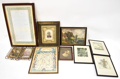 Lot 859 - A quantity of 19th and 20th century black and...