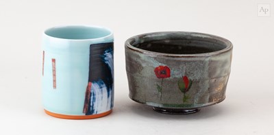 Lot 7 - ADAM FREW (born 1981); a cylindrical porcelain...