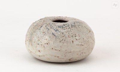 Lot 698 - VAL BARRY (1937-2018); a small squat stoneware...