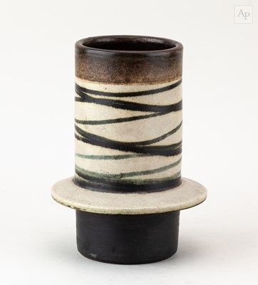 Lot 15 - ALAN BROUGH (1924-2012); a flanged cylindrical...