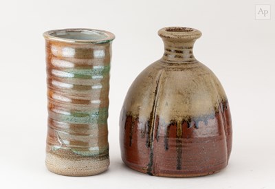 Lot 286 - JIM MALONE (born 1946); a lobed stoneware...
