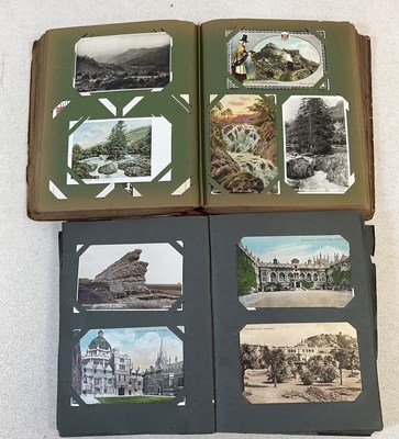 Lot 2119 - Two postcard albums comprising approximately...