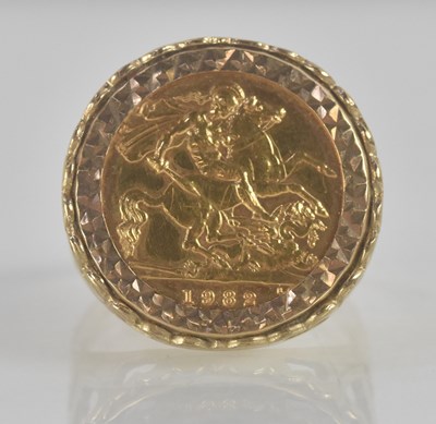 Lot 1193 - An Elizabeth II half sovereign, 1982, in 9ct...