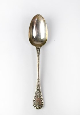 Lot 873 - A Victorian hallmarked silver spoon, George...