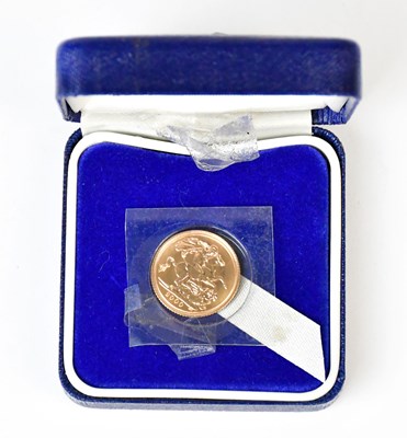 Lot 1021 - An Elizabeth II half sovereign, 2000,...