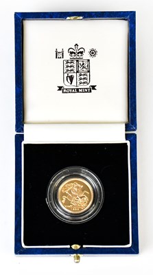 Lot 1022 - THE ROYAL MINT; The 1999 gold proof half...