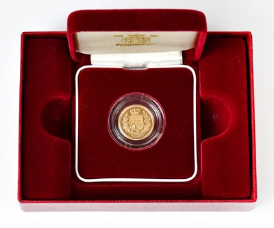 Lot 1023 - THE ROYAL MINT; the 2002 UK gold proof half...
