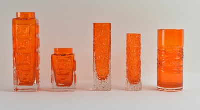 Lot 560 - GEOFFREY BAXTER FOR WHITEFRIARS; five assorted...