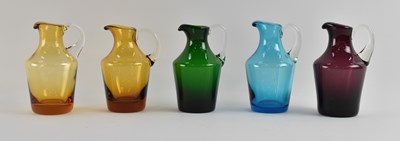 Lot 620 - WHITEFRIARS; five mid century art glass 9648...