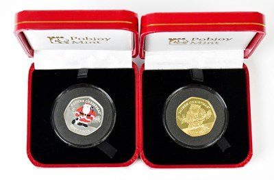 Lot 1046 - POBJOY MINT; two coins, comprising a Father...