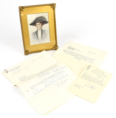 Lot 1536 - MARION E BROADHEAD (1876-1950); a watercolour,...