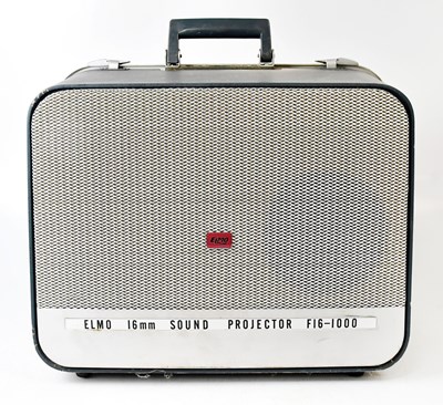 Lot 666 - An Elmo 16mm sound projector F16-1000, cased...