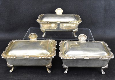 Lot 842 - A pair of Elizabeth II hallmarked silver pair...