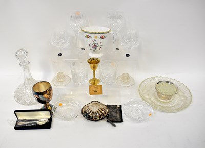 Lot 456 - A quantity of cut and moulded glassware to...