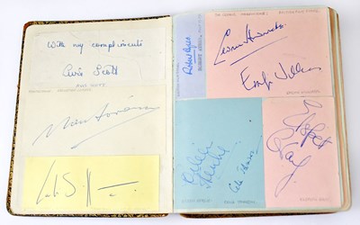 Lot 319 - An early 20th century autograph album well...