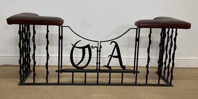 Lot 308 - An early 20th century club fender, with...