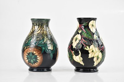 Lot 1584 - SIAN LEEPER FOR MOORCROFT; a baluster shaped...