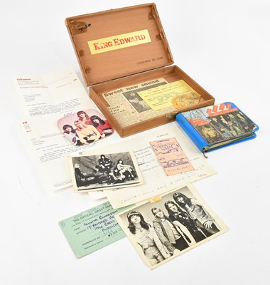 Lot 353 - THE SWEET; a decorated cigar box containing...