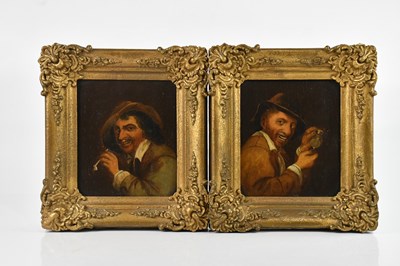 Lot 1262 - GERMAN SCHOOL; a pair of circa 19th century...