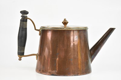 Lot 1394 - An Arts and Crafts copper kettle in the manner...
