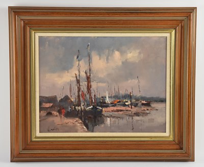 Lot 131 - WILLIAM DAVIES (1928-2011); oil on canvas,...