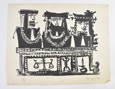 Lot 132 - PINCHAS BURSTEIN MARYAN (Polish, 1927-1977); a...