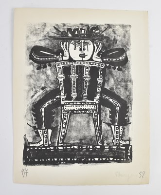 Lot 138 - PINCHAS BURSTEIN MARYAN (Polish, 1927-1977); a...