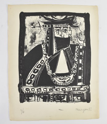 Lot 140 - PINCHAS BURSTEIN MARYAN (Polish, 1927-1977); a...