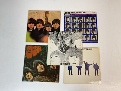 Lot 2432 - THE BEATLES; five albums comprising 'A Hard...