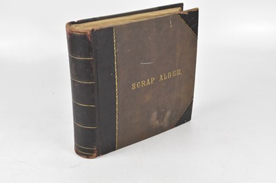 Lot 314 - A Victorian scrap album, with ninety-eight...