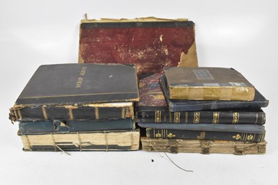 Lot 315 - Seven Victorian scrap albums, enclosing...