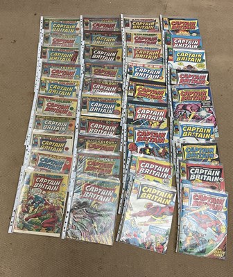 Lot 2147 - MARVEL CAPTAIN BRITAIN; a collection...