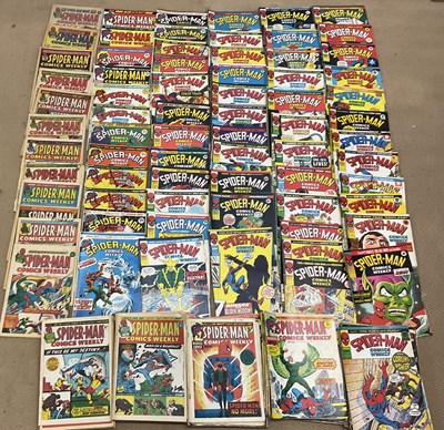 Lot 2148 - MARVEL SPIDER-MAN COMICS WEEKLY; a complete...