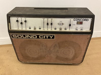 Lot 2374 - CONCORD; Sound city amplifier 60 x 68 x 26cm,...