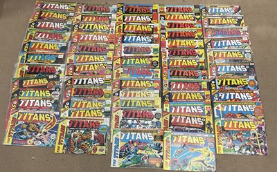 Lot 2152 - MARVEL THE TITANS; a complete run of...