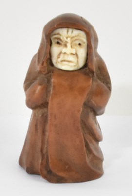 Lot 1058 - A 19th century Japanese carved hardwood and...