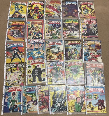 Lot 2156 - MARVEL SUPER HEROES SECRET WARS; a collection...