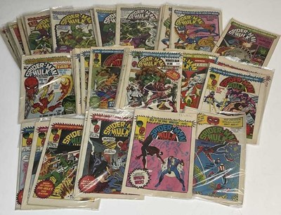Lot 2159 - MARVEL SPIDER-MAN AND HULK WEEKLY; a...