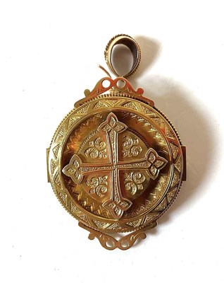 Lot 572 - A good early Victorian yellow metal...