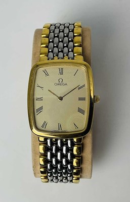 Lot 1100 - OMEGA; a gentleman's quartz De Ville...