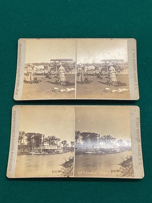 Lot 193 - Two rare 19th century stereographs, Grandin...