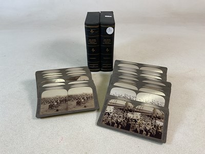 Lot 200 - A double 'book' boxed set of stereographs, The...