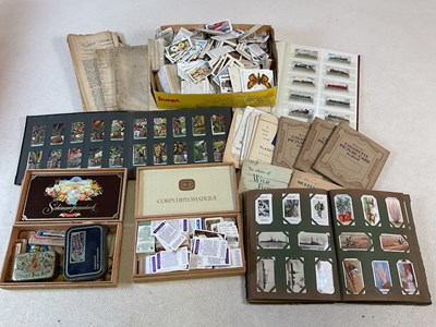 Lot 2101 - A huge collection of cigarette cards, many in...