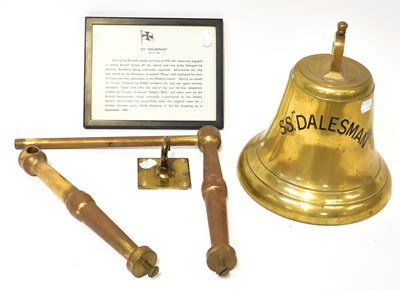 Lot 399 - HARRISON LINE; a bronze ship's bell from the...