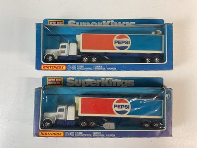 Lot 264 - MATCHBOX SUPERKINGS; two K-31 Pepsi...