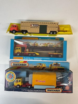 Lot 189 - MATCHBOX SUPERKINGS; three Mercedes Benz...